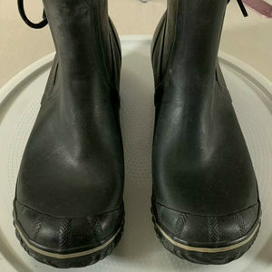 Boots Black Size 7.5 Womens Waterproof Rain Shoes
